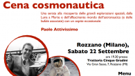 L’Associazione ISAA è lieta di aderire alla Cena cosmonautica, un incontro con il giornalista, debunker ed esperto di spazio Paolo Attivissimo organizzato insieme con il podcast scientifico Scientificast. Sarà, come...